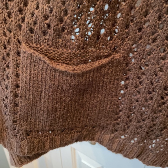 BCBG Brown Cape Sweater - Picture 4 of 6